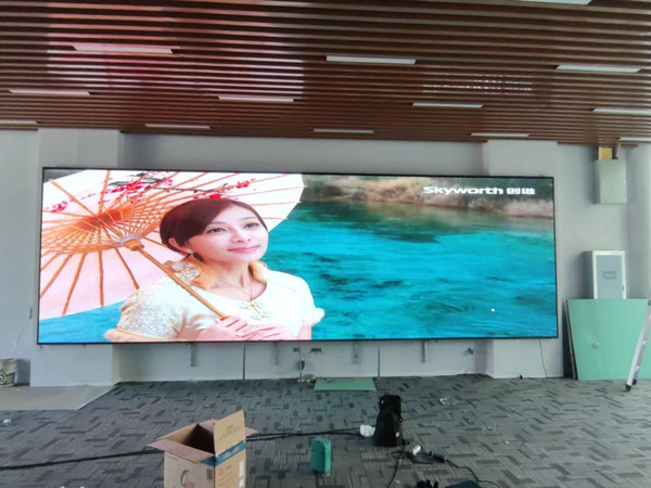 天峻P1.53led小间距屏安装案例